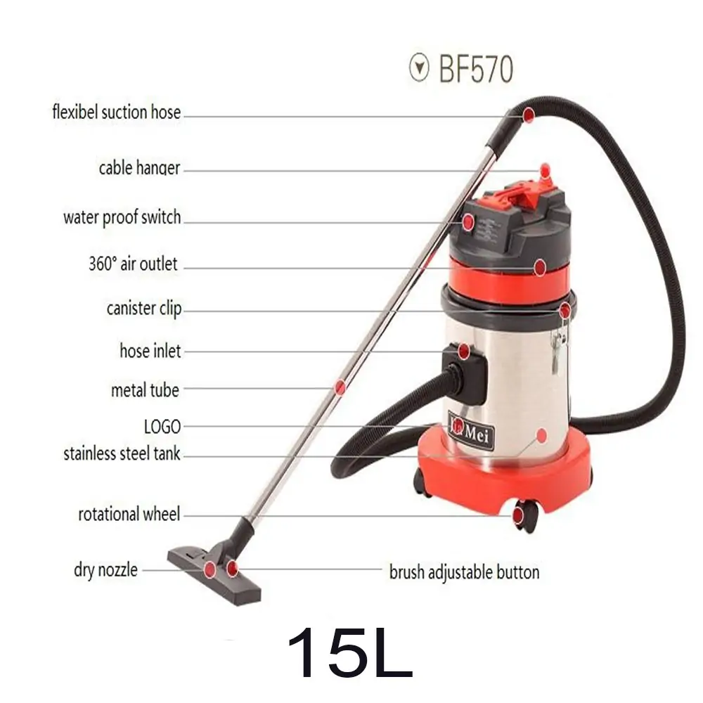 BF570-Dry Vacuum Cleaner 15Ltr